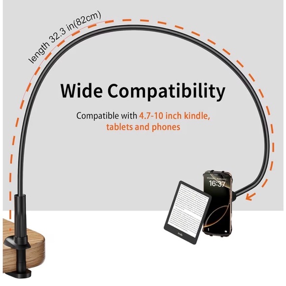 Gooseneck Kindle Holder - Picture 3 of 5